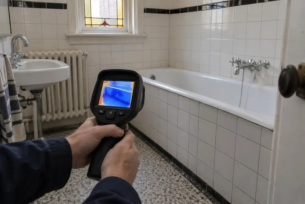 Lekdetectie Werkendam – onderzoek in een badkamer van een oudere woning