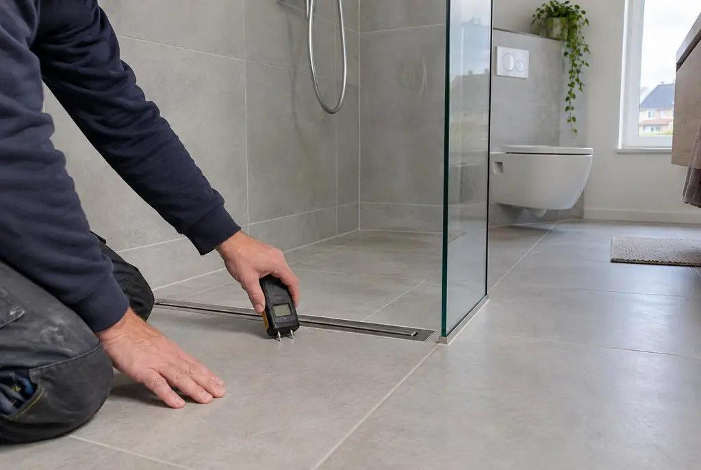 Lekdetectie Werkendam – badkamer in een nieuwbouwwoning