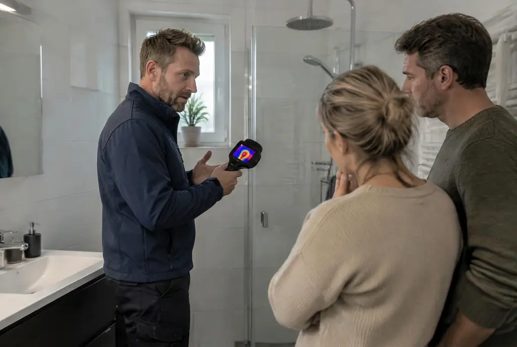 Lekdetectie Werkendam – specialist legt bevindingen uit aan bewoner